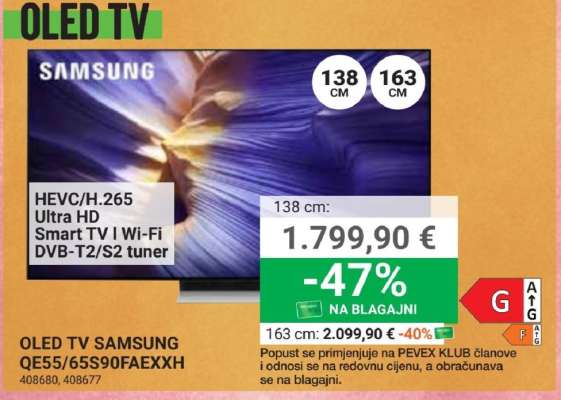 OLED TV SAMSUNG QE55/65S90FAEXXH