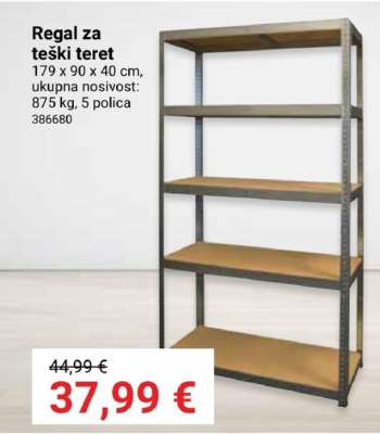 Regal za teški teret