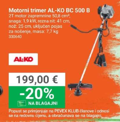 Motorni trimer AL-KO BC 500 B