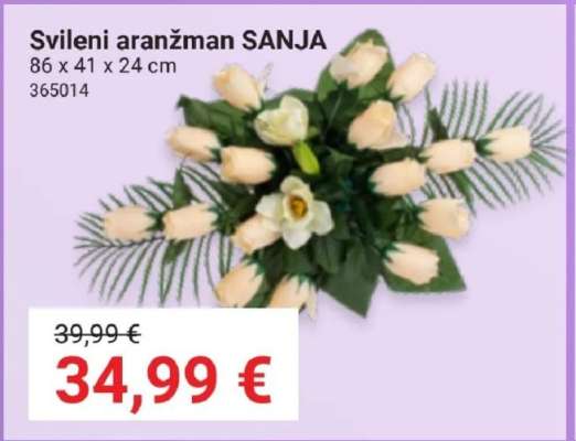 Svilen aranžman SANJA