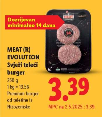 Meat (R)evolution Svježi teleći burger