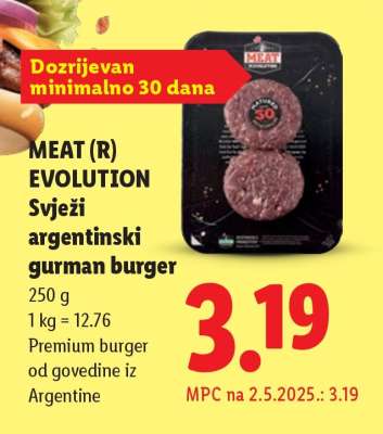 Meat (R)evolution Svježi argentinski gurman burger