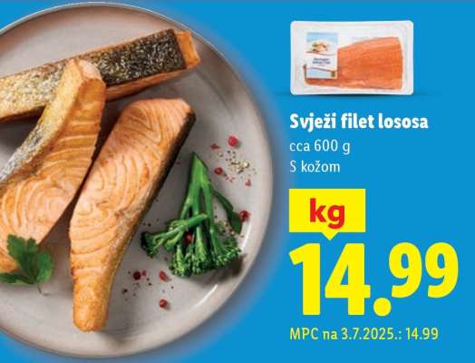 Svježi filet lososa
