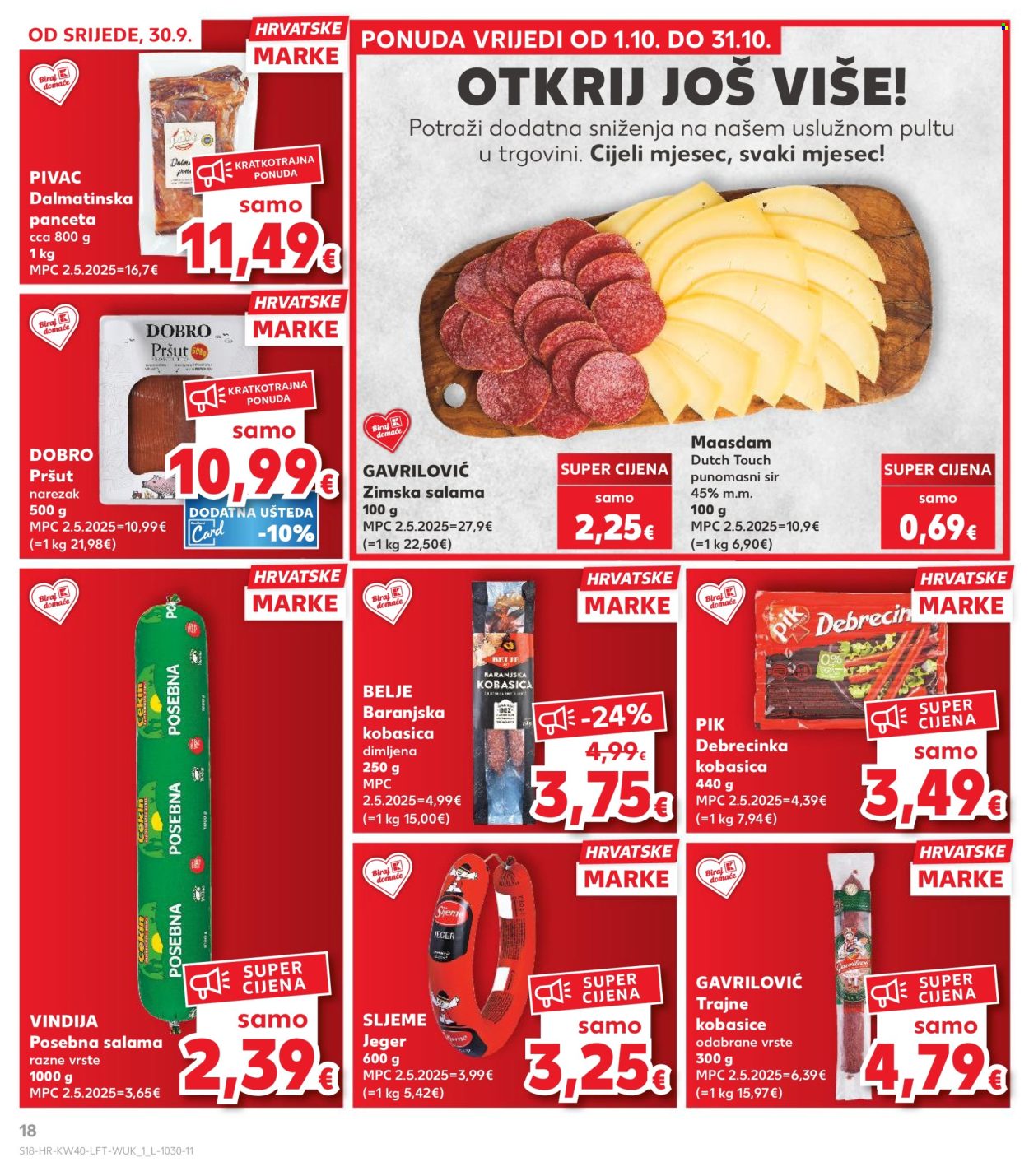 Kaufland katalog - 30.09.2026. - 06.10.2026. Stranica 18
