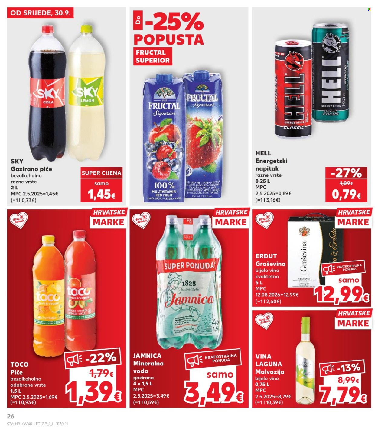 Kaufland katalog - 30.09.2026. - 06.10.2026. Stranica 26