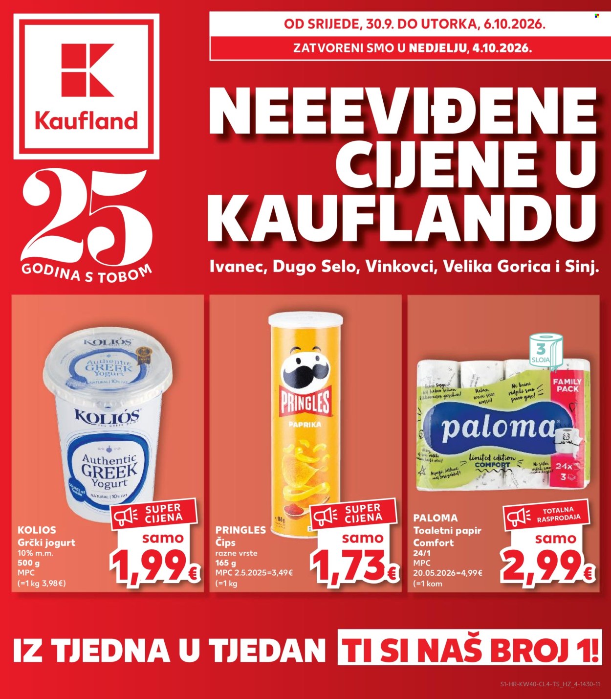 Kaufland katalog - 30.09.2026. - 06.10.2026. Stranica 1