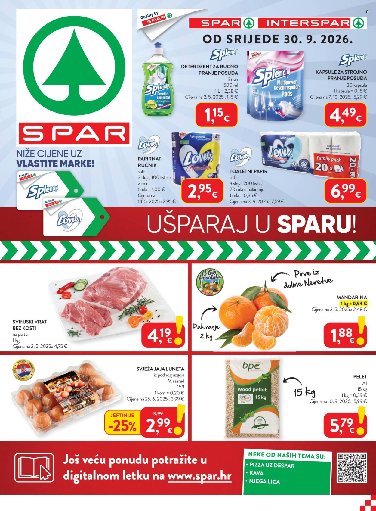 INTERSPAR katalog - 30.09.2026. - 06.10.2026. Stranica 1