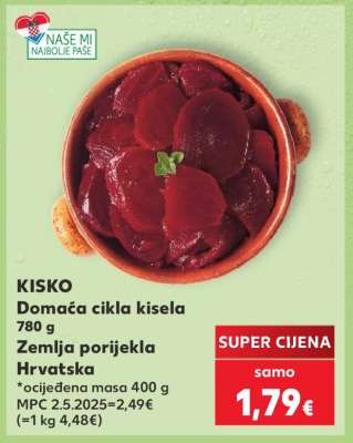 KISKO Domaća cikla kisela