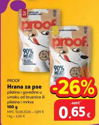 Proof Hrana za pse