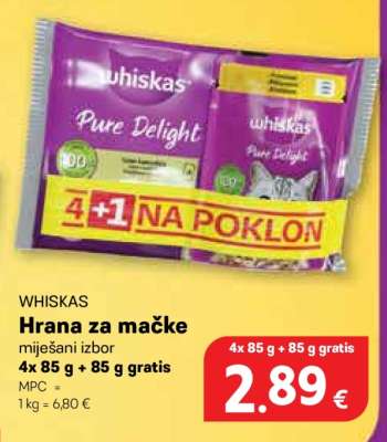 WHISKAS Hrana za mačke