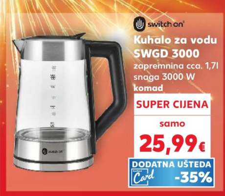 Kuhalo za vodu SWGD 3000