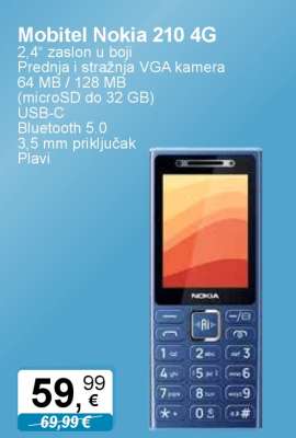 Mobitel Nokia 210 4G