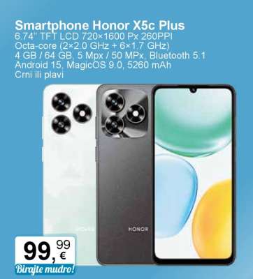 Smartphone Honor X5c Plus