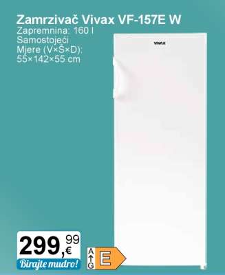 Zamrzivač Vivax VF-157E W