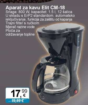 Aparat za kavu Elit CM-18