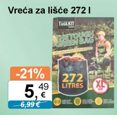 Vreća za lišće 272 l