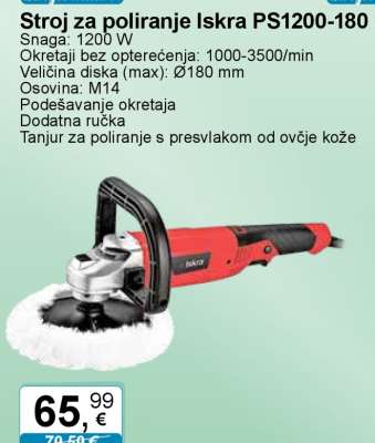 Stroj za poliranje Iskra PS1200-180