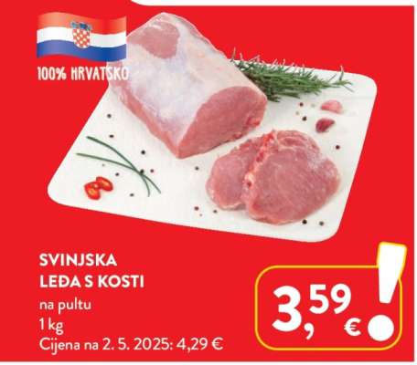 Svinjska leđa s kosti