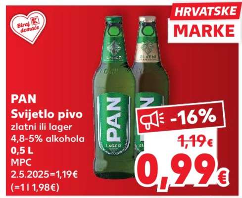 PAN Svijetlo pivo