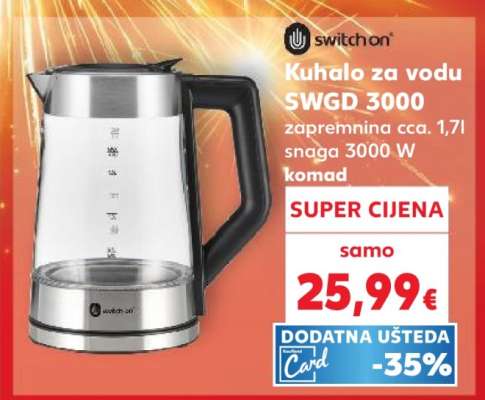 Kuhalo za vodu SWGD 3000