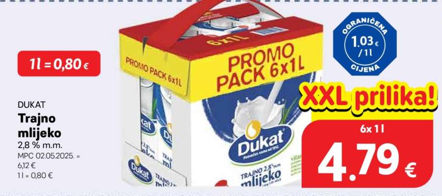 DUKAT TRAJNO MLIJEKO