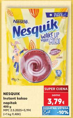 NESQUIK INSTANT KAKAO NAPITAK