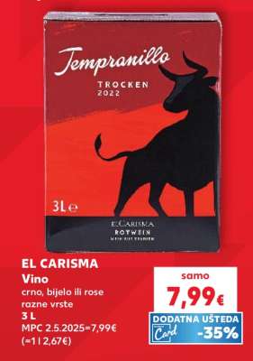 EL CARISMA Vino