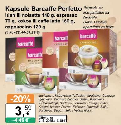 Kapsule Barcaffe Perfetto
