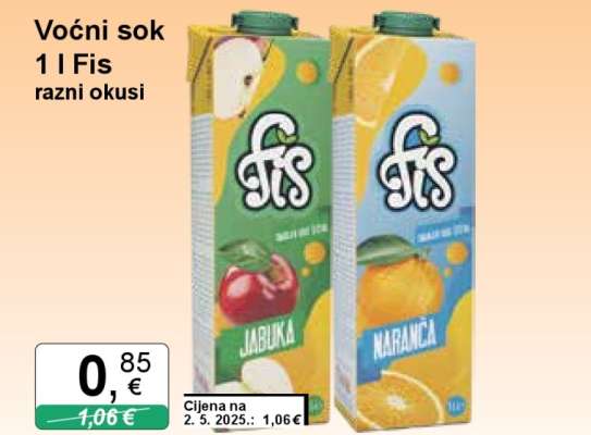 Voćni sok 1 l Fis