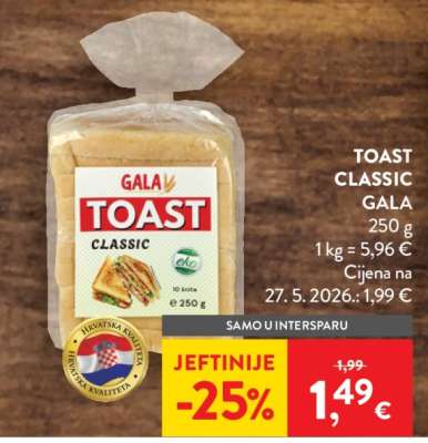 TOAST CLASSIC GALA