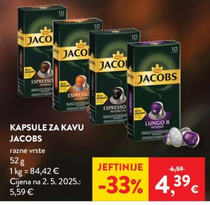 Kapsule za kavu Jacobs