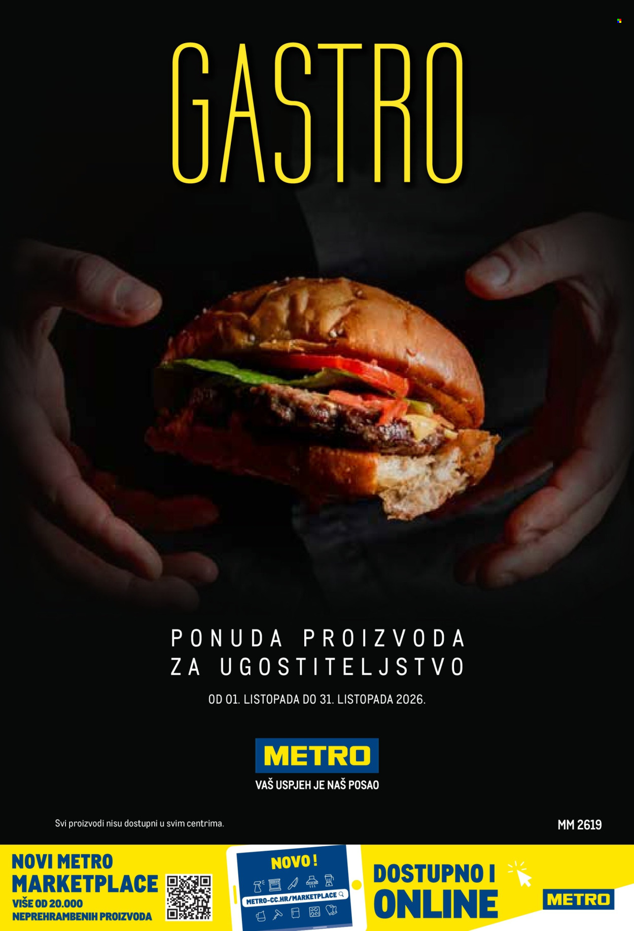 Leták Metro - 1.10.2026 - 31.10.2026. Strana 1