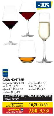 ČAŠA MONTESE