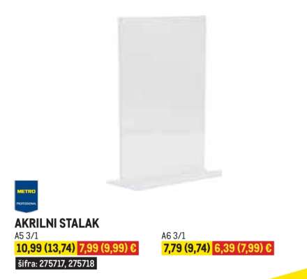 AKRILNI STALAK