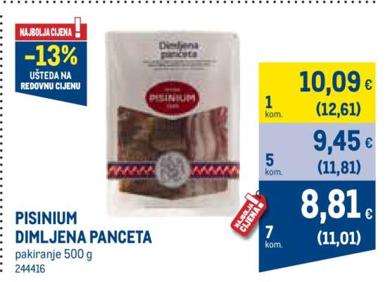 PISINIUM DIMLJENA PANCETA