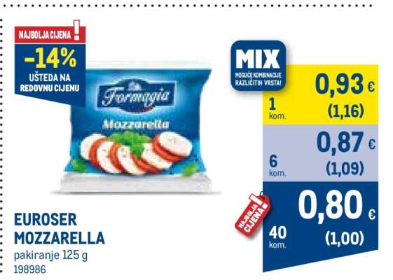 EUROSER MOZZARELLA