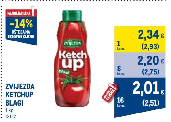 ZVIJEZDA KETCHUP blagi