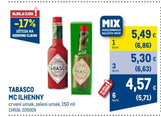 TABASCO MC ILHENNY