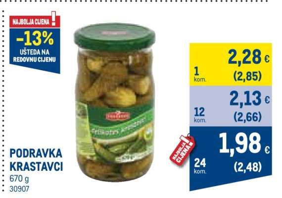PODRAVKA Krastavci
