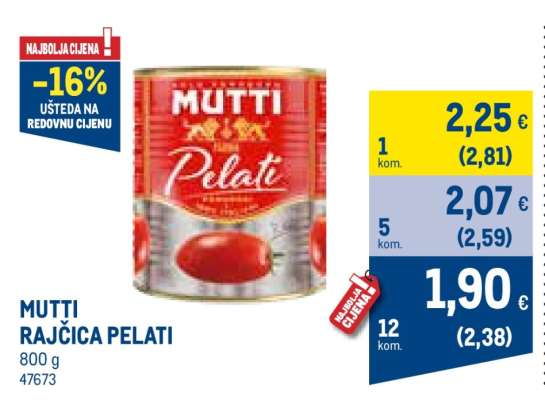 Mutti Rajčica pelati