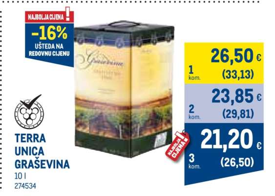 TERRA UNICA GRAŠEVINA