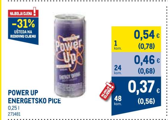 POWER UP ENERGETSKO PICE