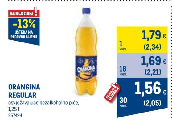 ORANGINA REGULAR