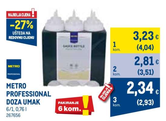 METRO PROFESSIONAL DOZA UMAK