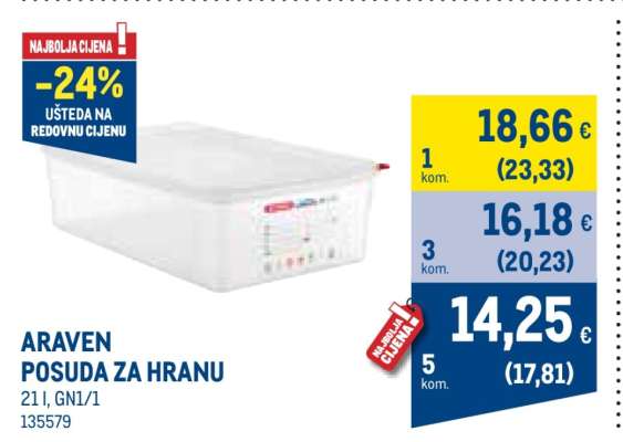 ARAVEN POSUDA ZA HRANU