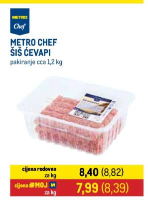 METRO CHEF ŠIŠ ĆEVAPI