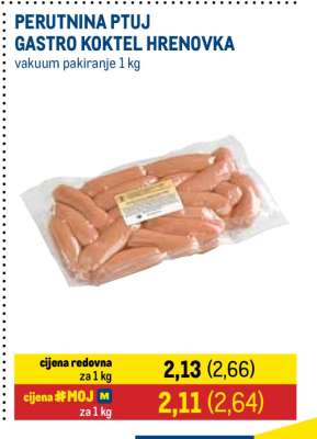 PERUTNINA PTUJ GASTRO KOKTEL HRENOVKA