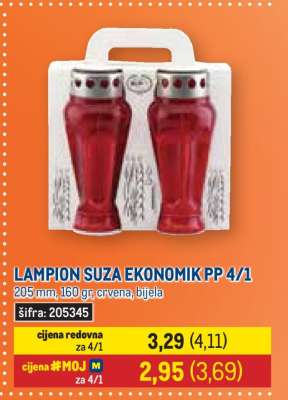 LAMPION SUZA EKONOMIK PP 4/1