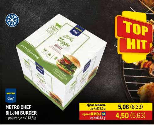 METRO CHEF BILJNI BURGER