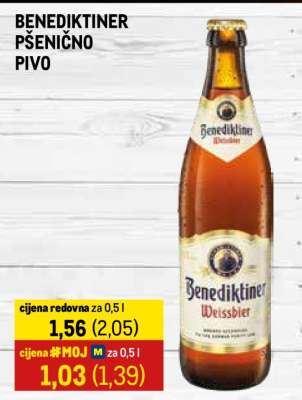 BENEDIKTINER Pšenično Pivo